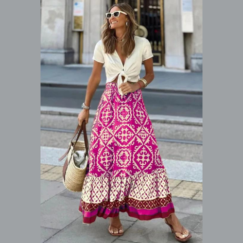 Paris | Jupe d'été détaillée pour femmes