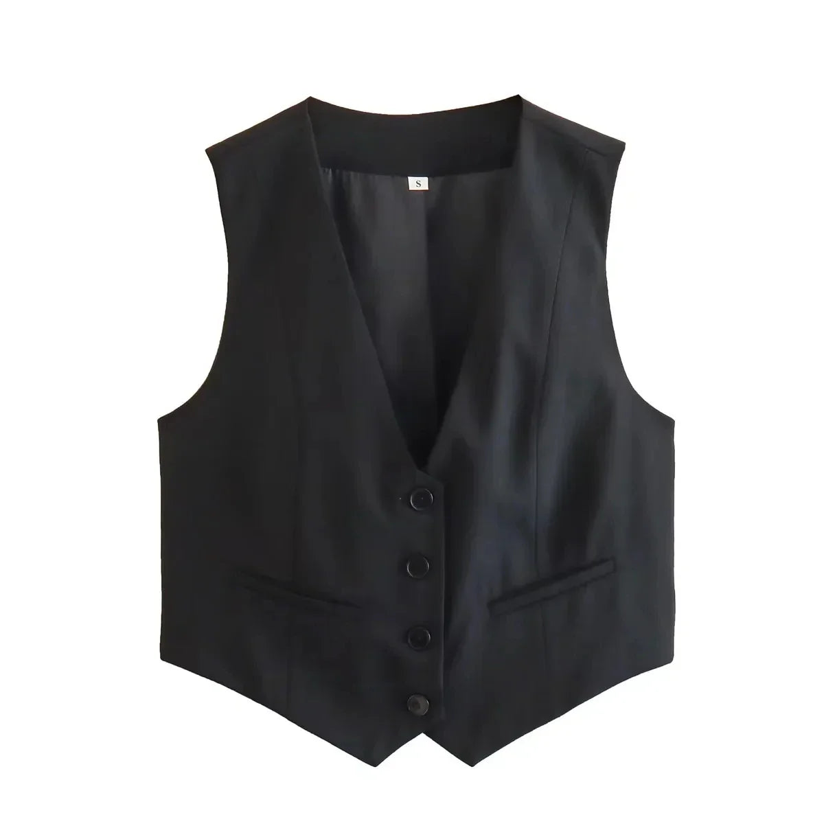 Navya | Top Gilet Court au Style Moderne pour Femme