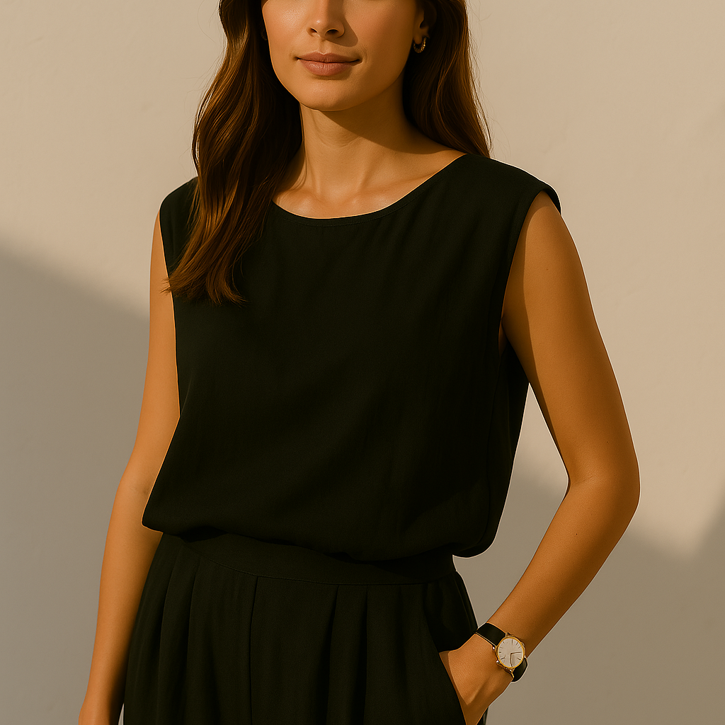 Egypt | Ensemble Décontracté en Lin avec Pantalon et Haut pour Femme