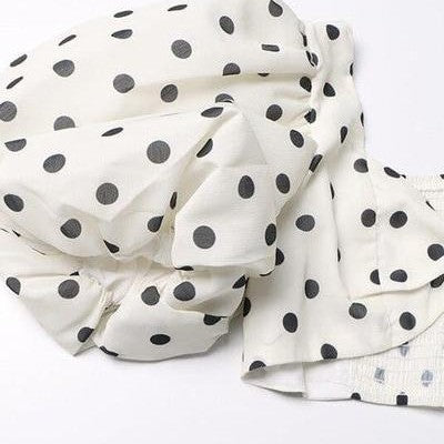 Noel | Ensemble Décontracté Rétro Chic à Pois pour Femmes