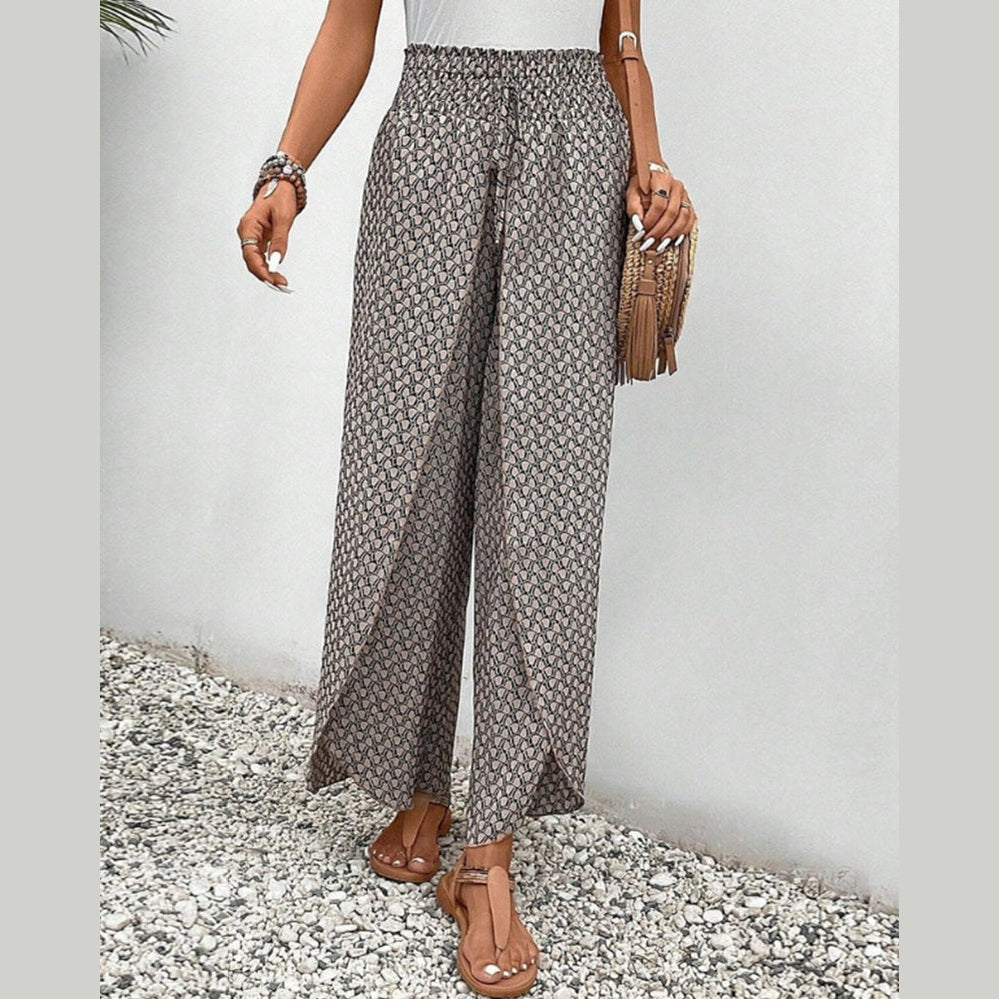 Louanne | Pantalon pour femmes à imprimé géométrique