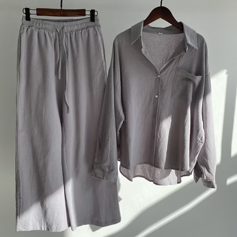 Vivianne | L'ensemble lin estival pour femmes