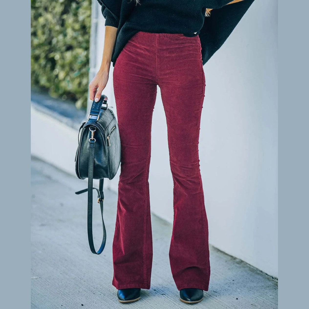 Brittany | Pantalon évasé taille haute pour femmes