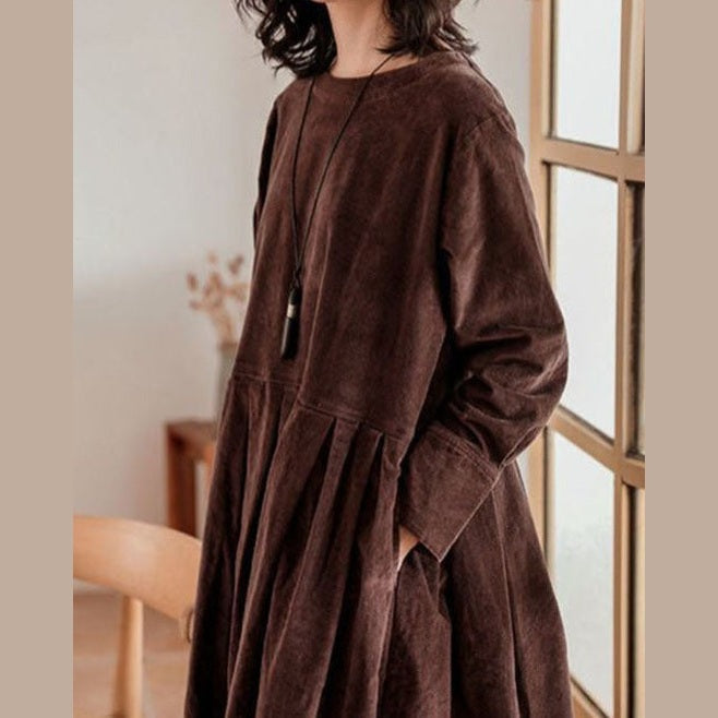 Zoe | Robe en velours français