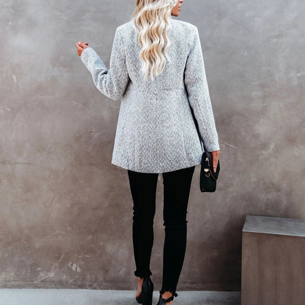 Yvette | Veste en tweed élégante pour la mi-saison pour femme