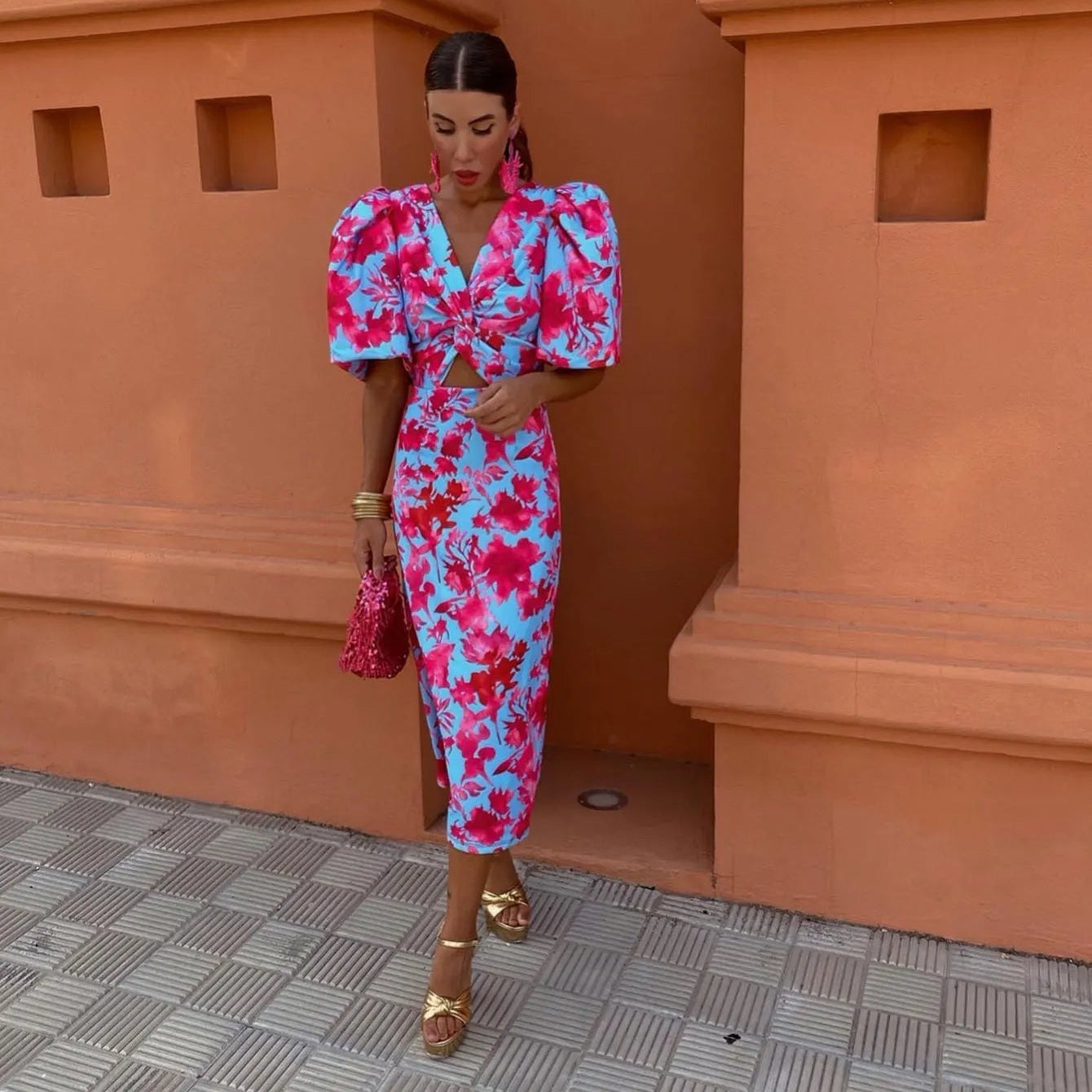 Gwen | Robe Fiesta Vibrante au Style Audacieux pour Femmes