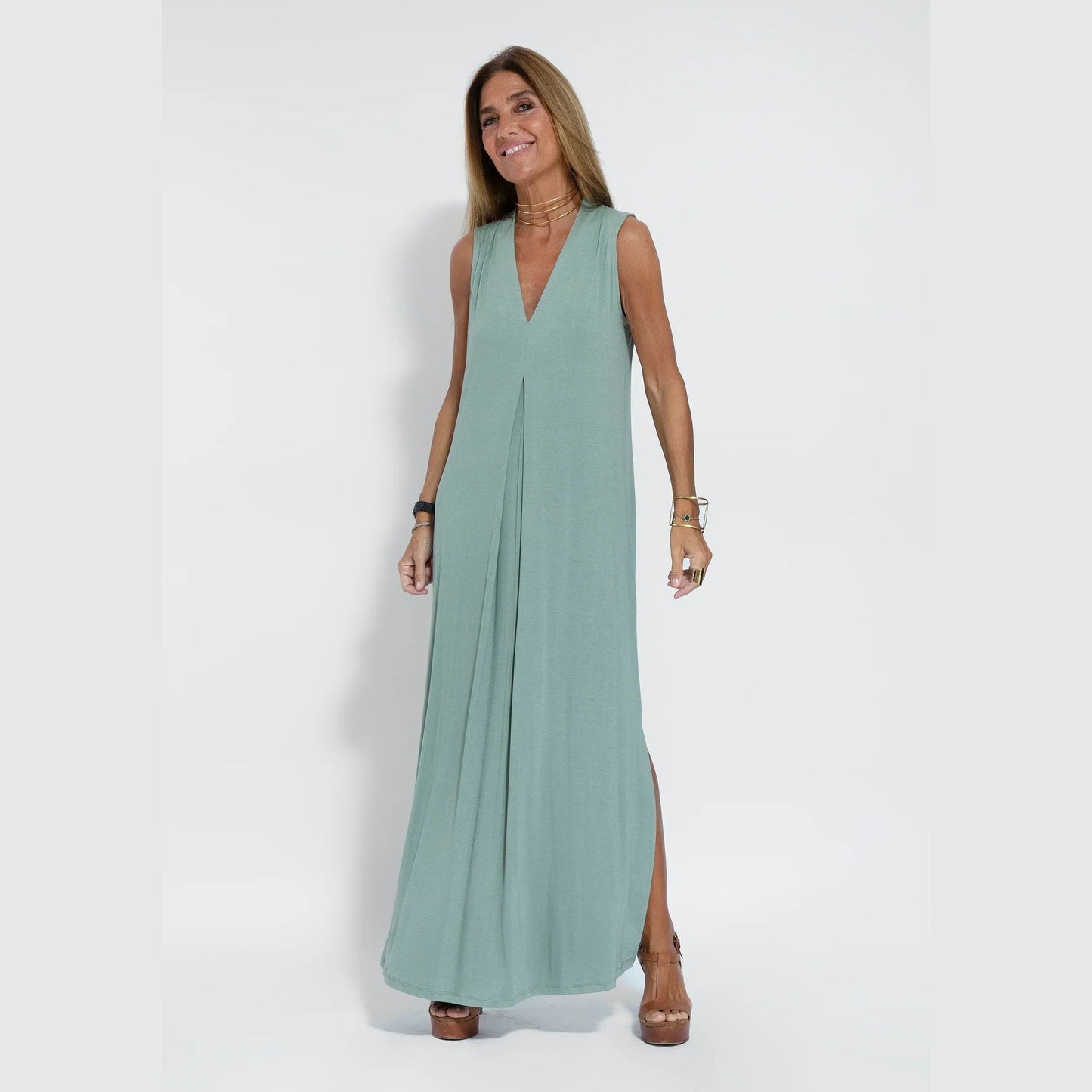 Eleanore | Robe amincissante avec cardigan pour femmes