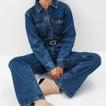 Aubrie | Combinaison Ceinturée pour Femme