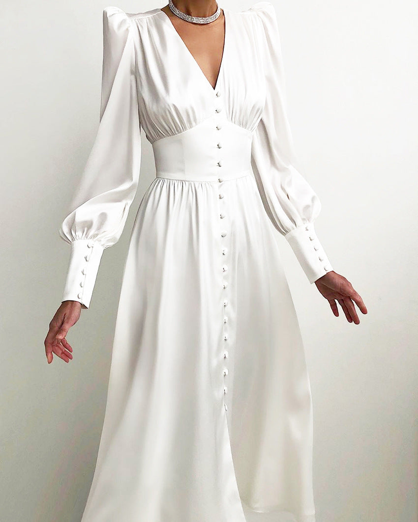 Arya | Robe élégante en satin pour femmes