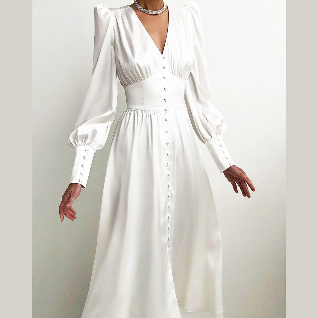 Arya | Robe élégante en satin pour femmes