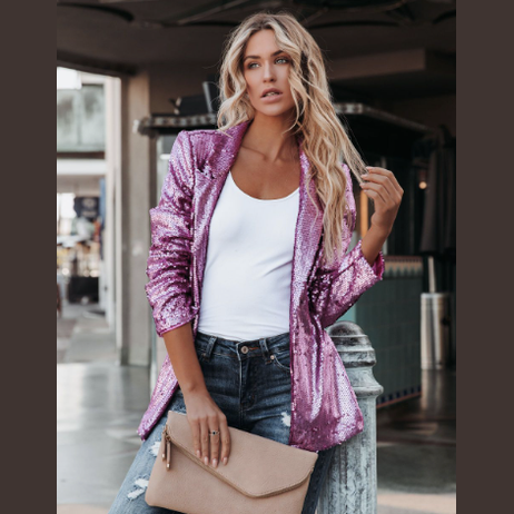 Emilia | Blazer à paillettes