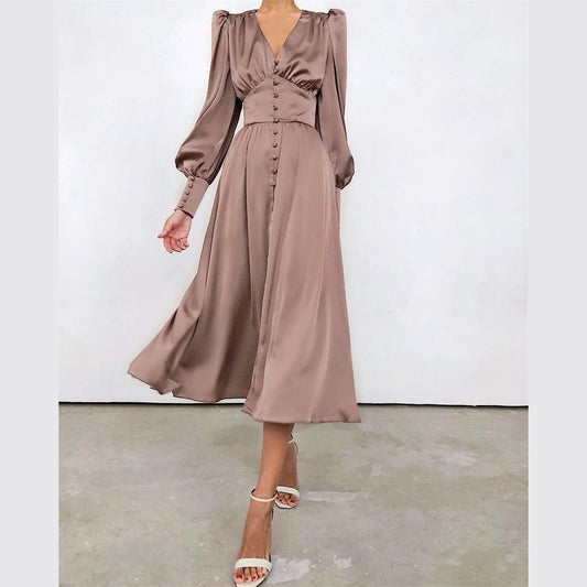 Arya | Robe élégante en satin pour femmes