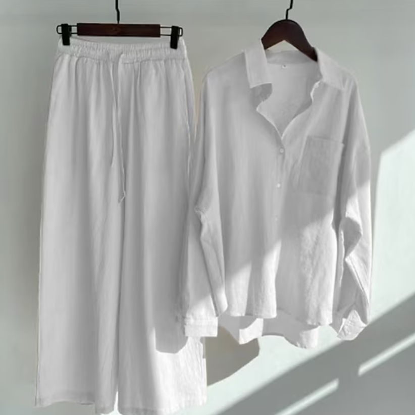 Vivianne | L'ensemble lin estival pour femmes