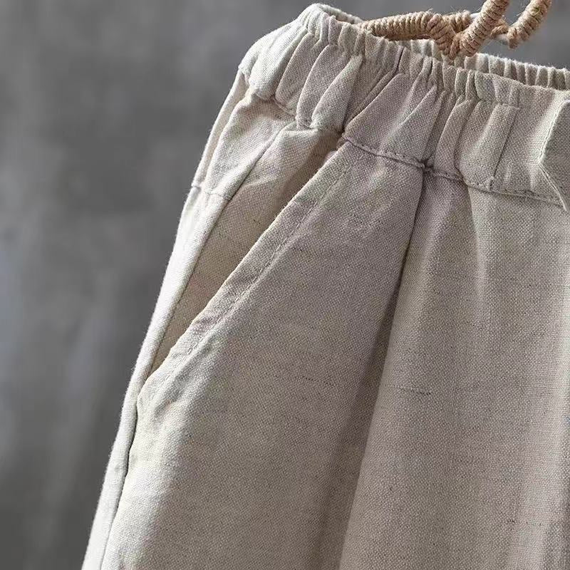 Betania | Pantalon Classique en Lin avec Confort Quotidien pour Femme