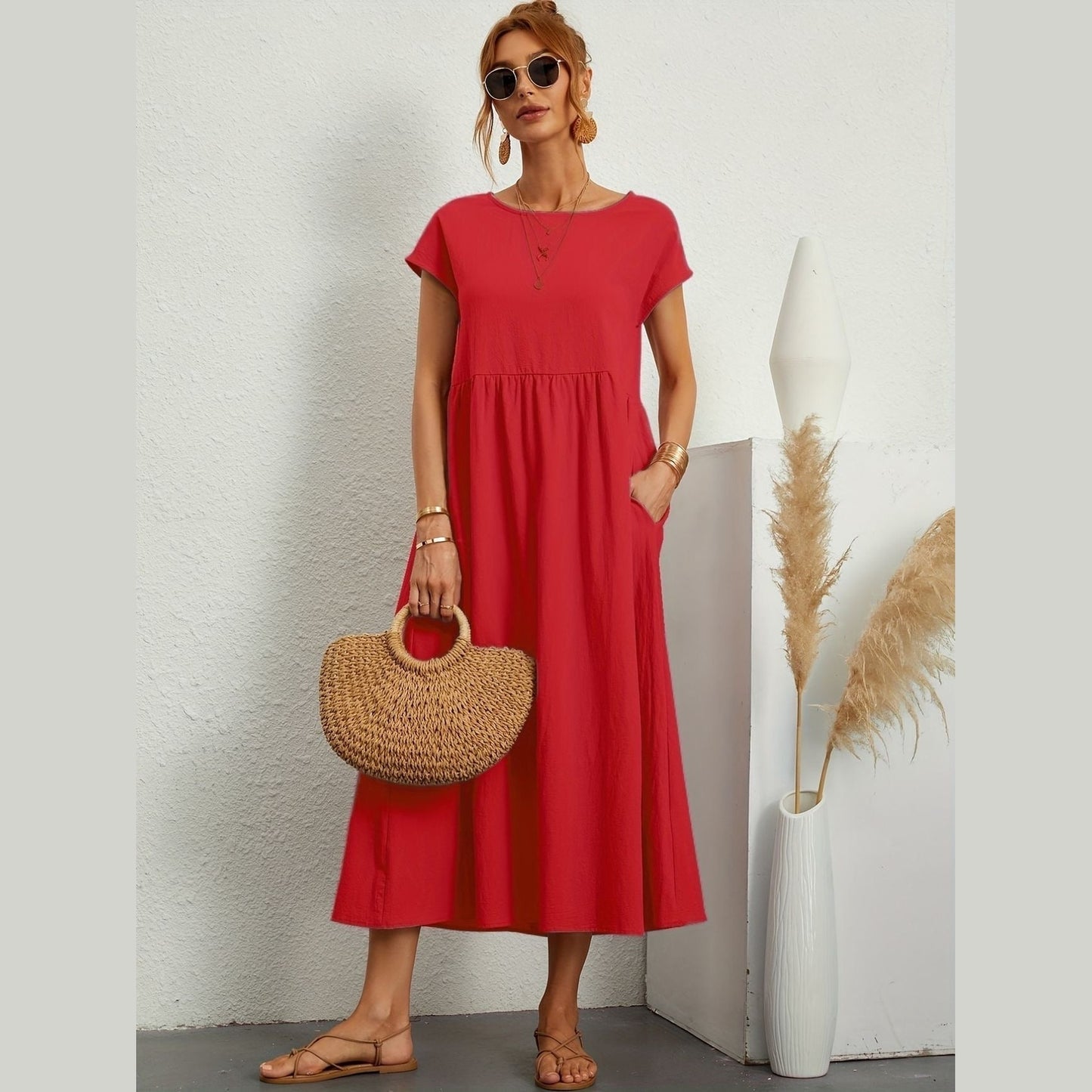 Mirabelle | Robe de loisirs décolletée