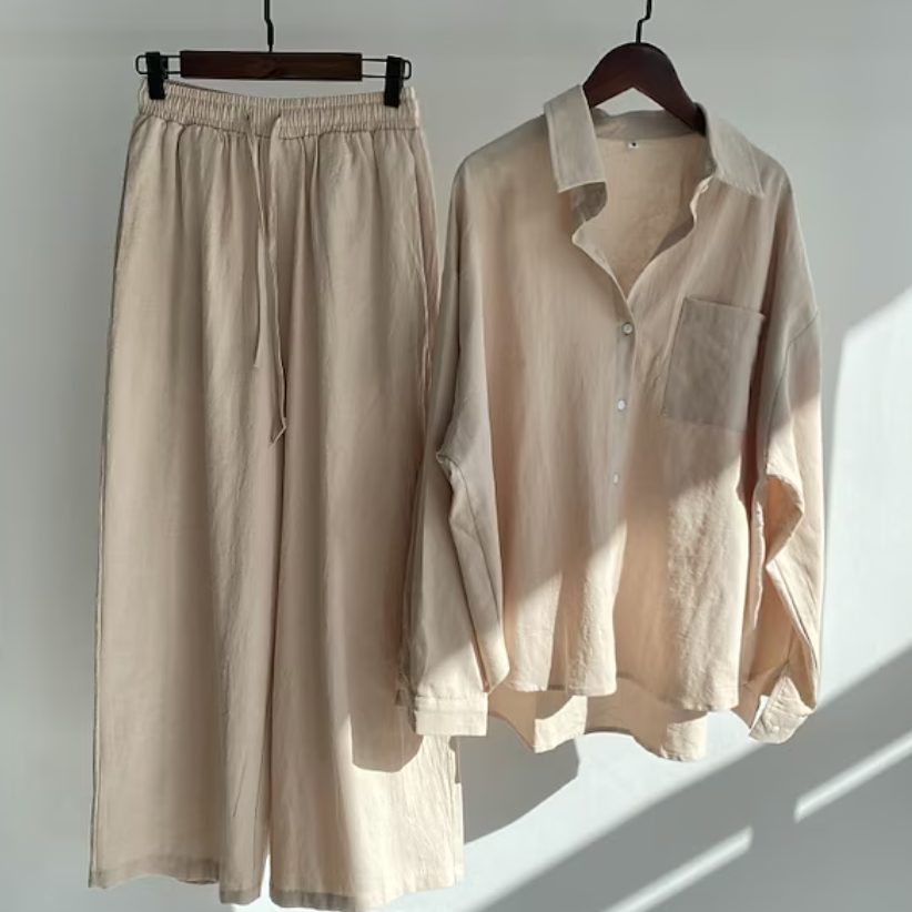 Vivianne | L'ensemble lin estival pour femmes