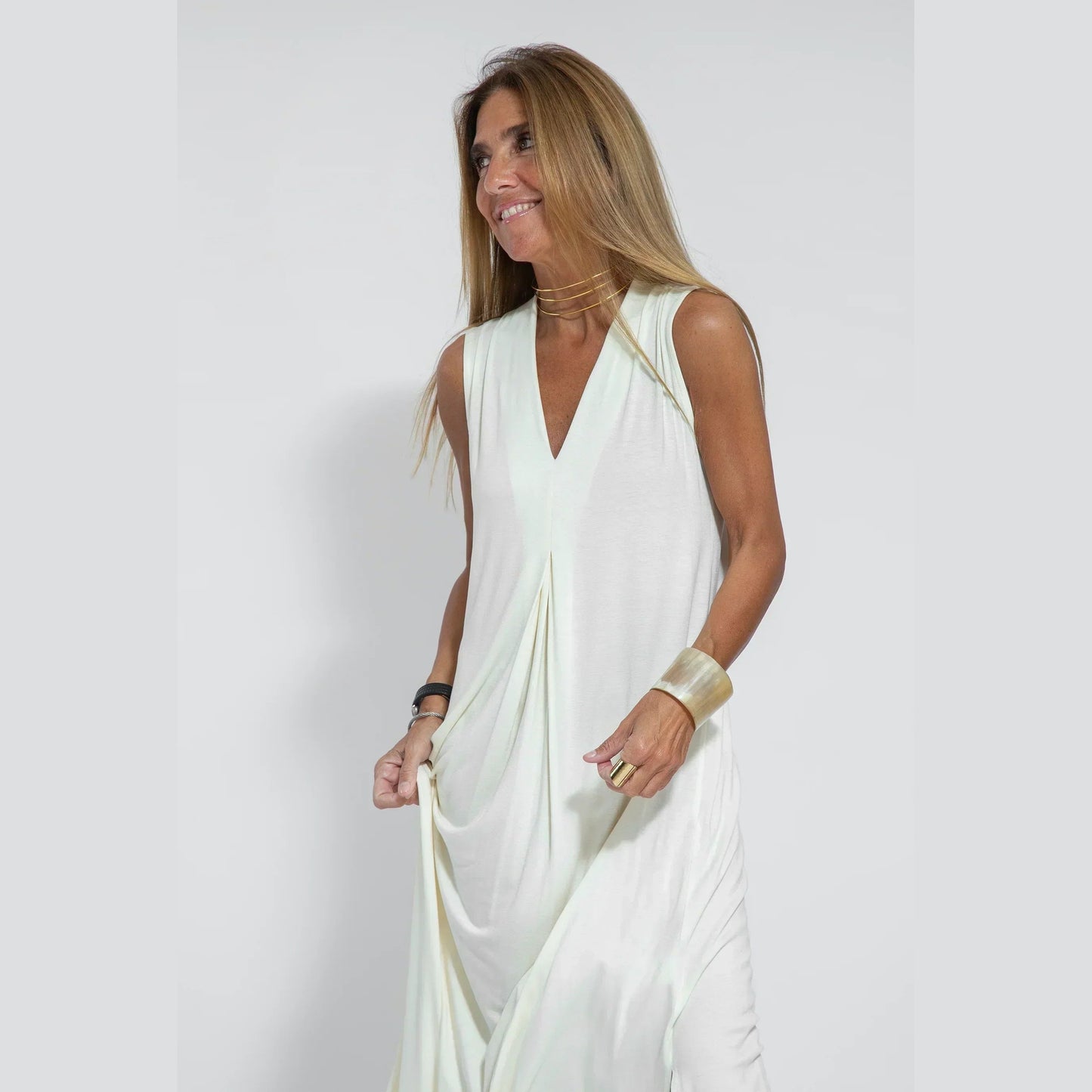 Eleanore | Robe amincissante avec cardigan pour femmes