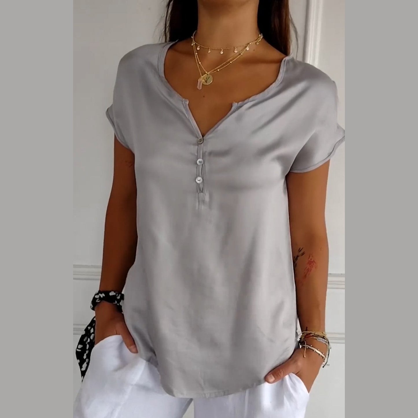 Noélie | Chemisier Confortable pour Femme