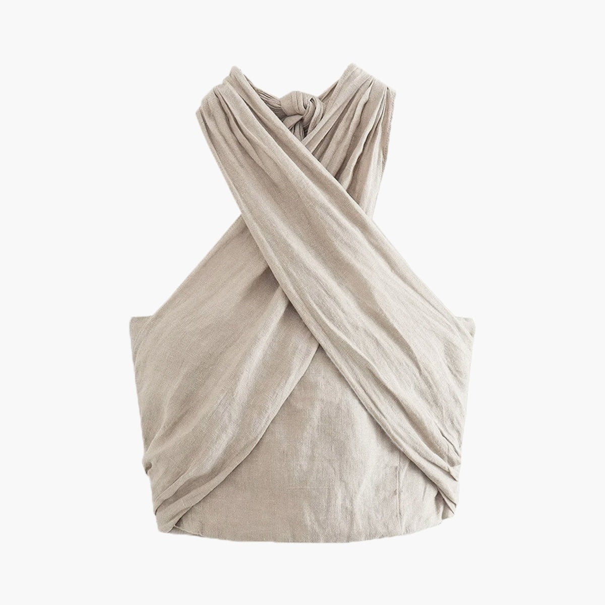 Cleo | Haut en coton avec dos croisé stylé pour femme