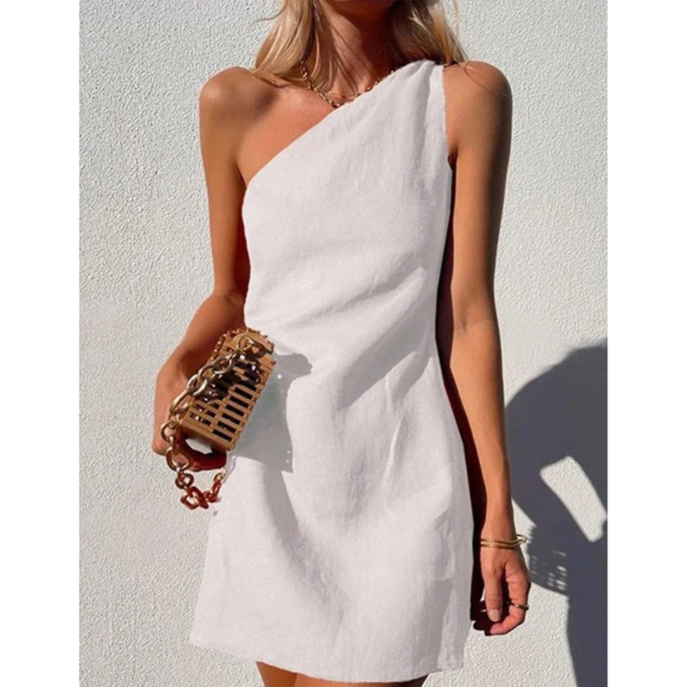 Emelia | Élégante Robe de Cocktail Asymétrique pour Femme