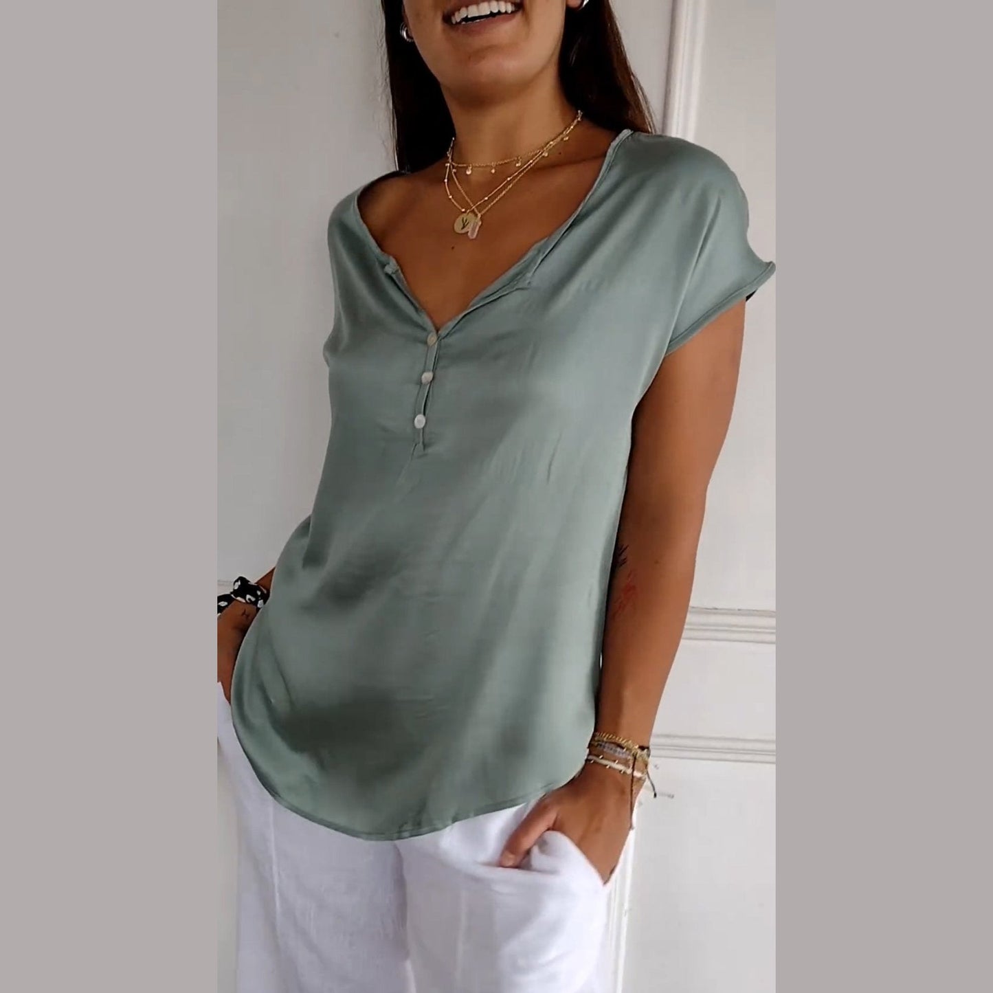 Noélie | Chemisier Confortable pour Femme