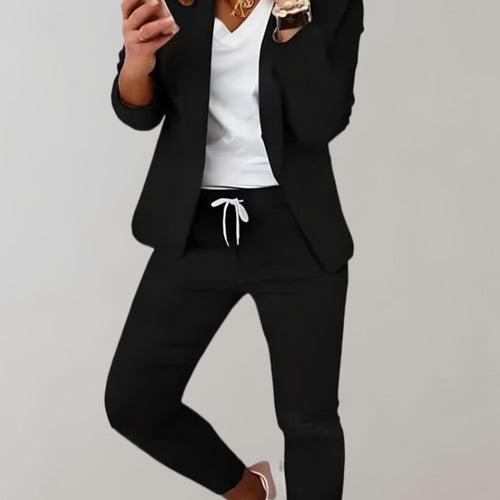 Kalea | Ensemble Blazer et Pantalon à Carreaux pour Femmes