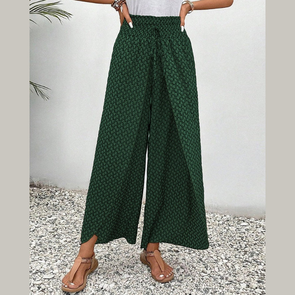 Louanne | Pantalon pour femmes à imprimé géométrique