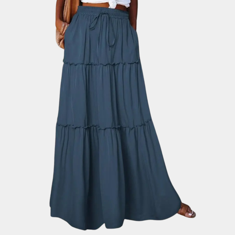 Salma | Jupe Bohémienne Longue Romantique pour Femme