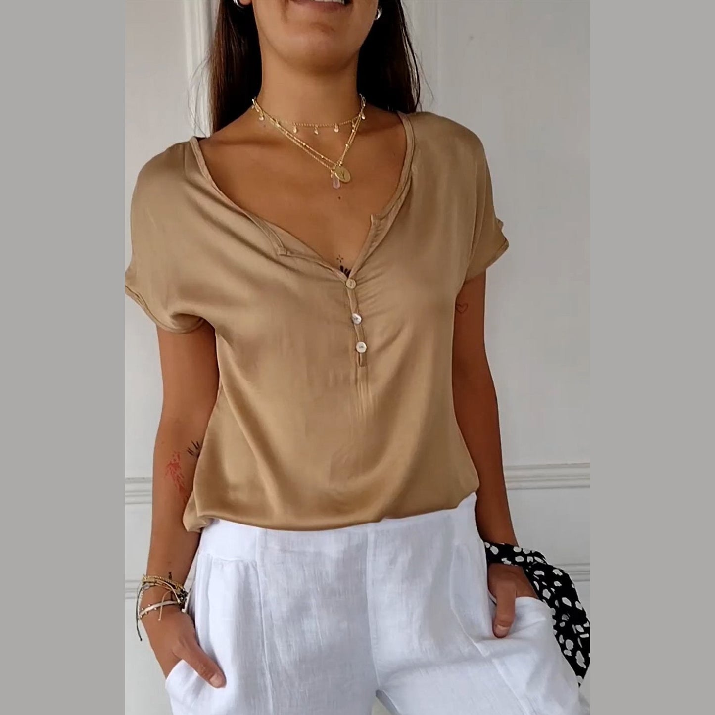 Noélie | Chemisier Confortable pour Femme