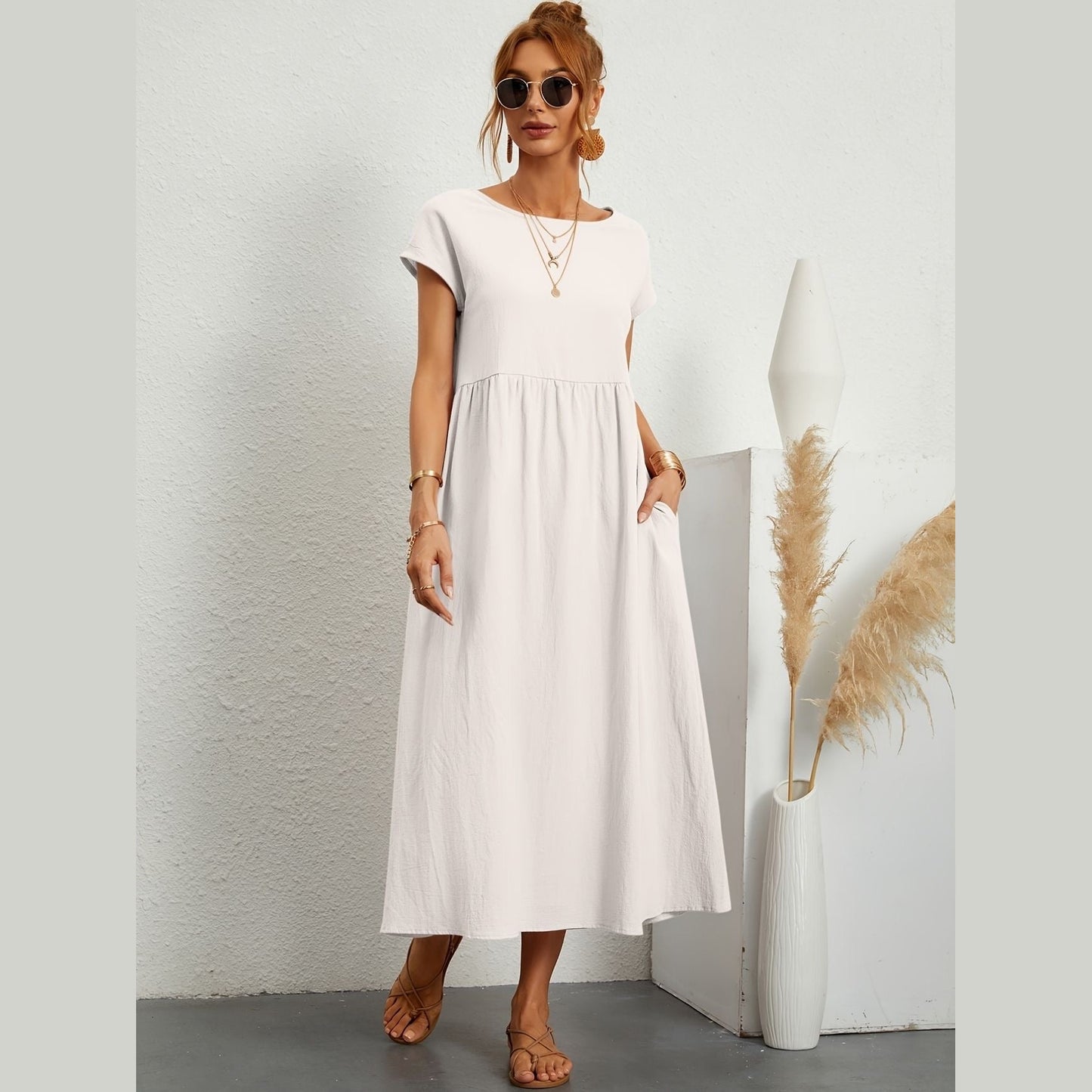 Mirabelle | Robe de loisirs décolletée