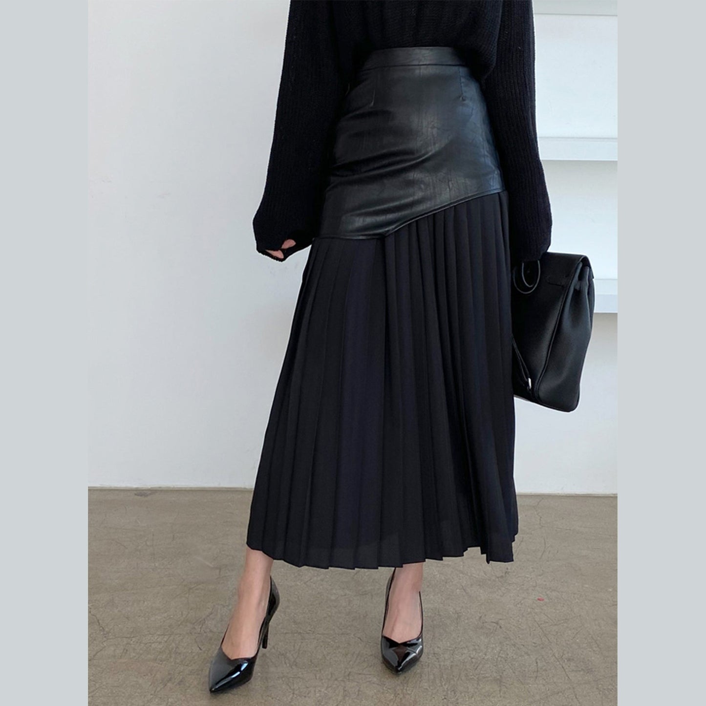 Irie | Jupe Plissée Bicolore au Design Audacieux pour Femme