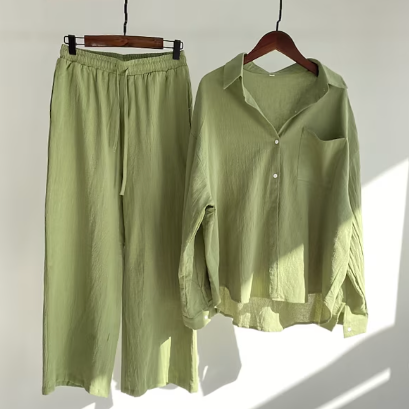 Vivianne | L'ensemble lin estival pour femmes