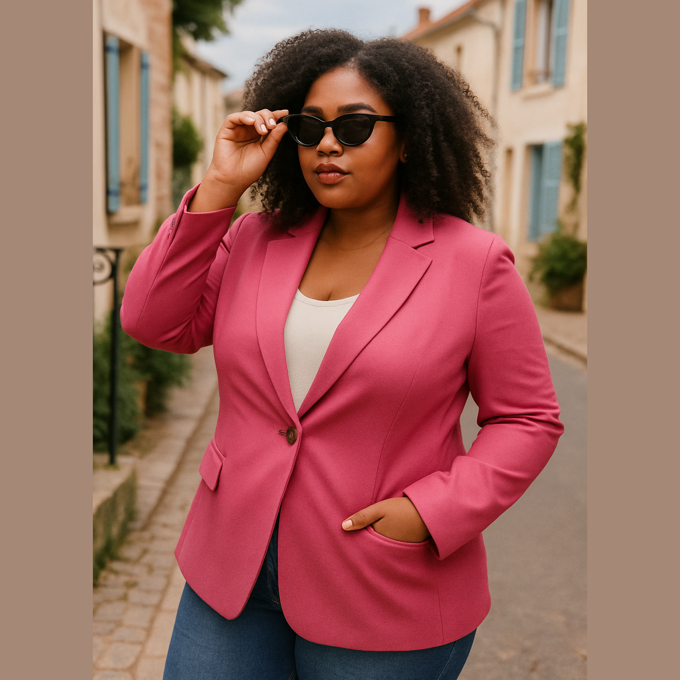 Blazer en Cachemire de Haute Qualité