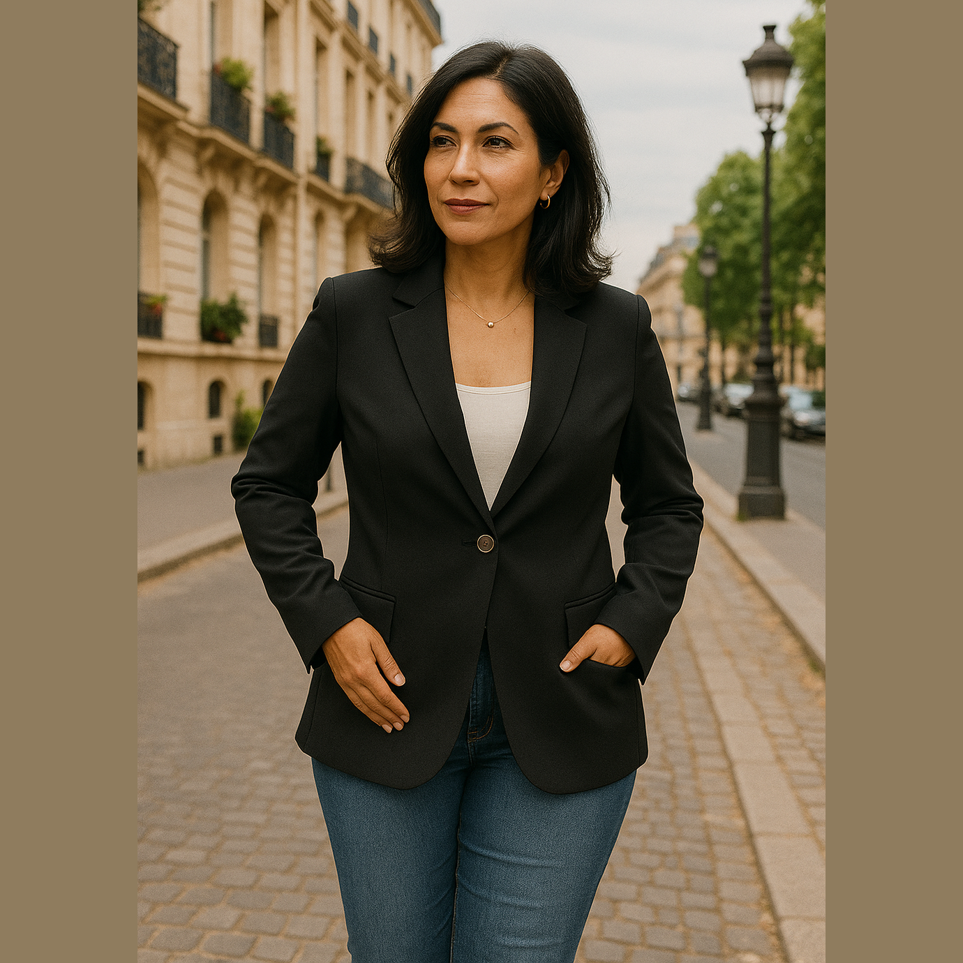 Blazer en Cachemire de Haute Qualité