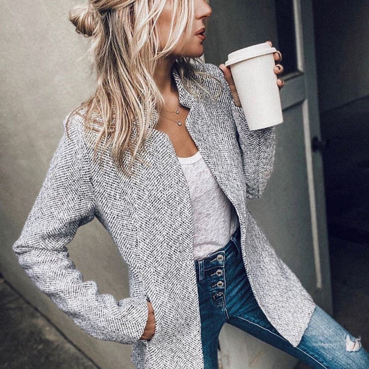 Yvette | Veste en tweed élégante pour la mi-saison pour femme