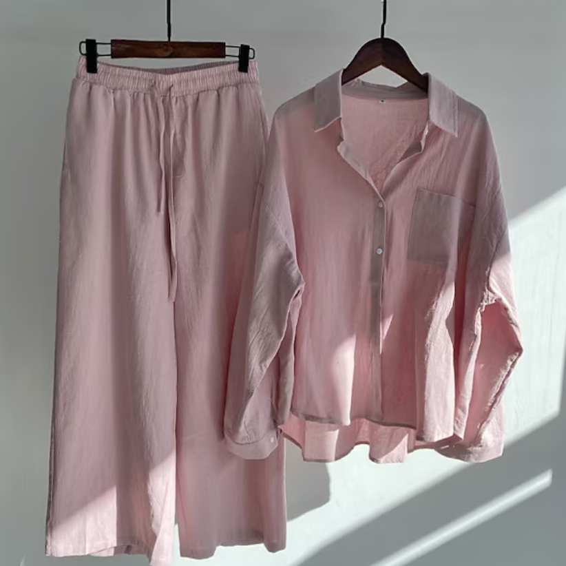 Vivianne | L'ensemble lin estival pour femmes