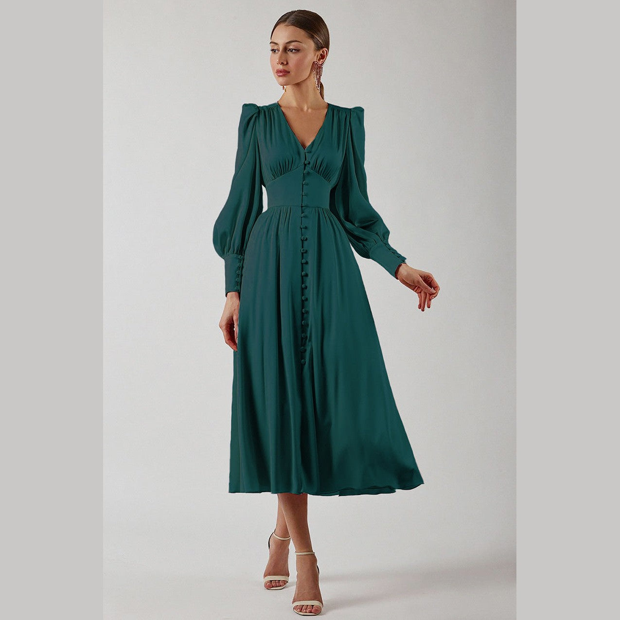 Arya | Robe élégante en satin pour femmes