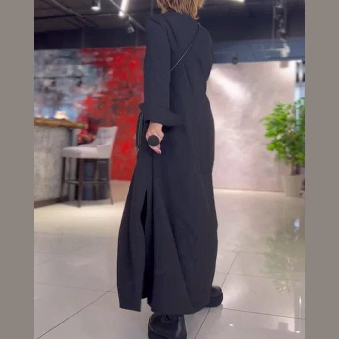 Amélie - Robe Longue en Coton Premium Essentielle