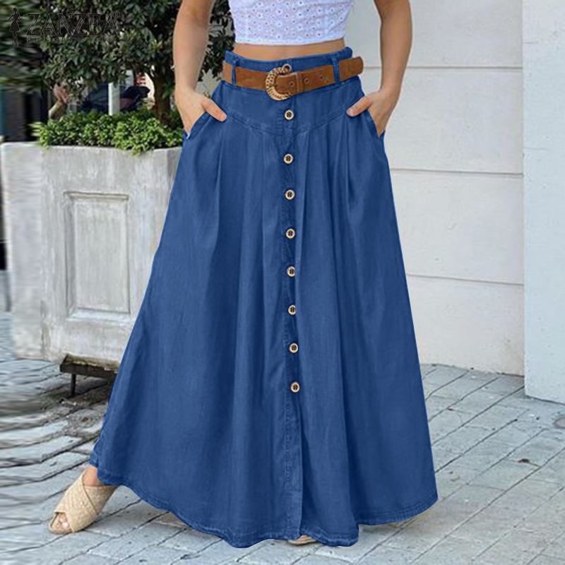 Claudia | Jupe Moderne Taille Haute avec Fente Latérale pour Femme