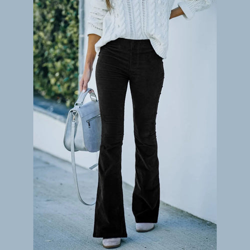 Brittany | Pantalon évasé taille haute pour femmes