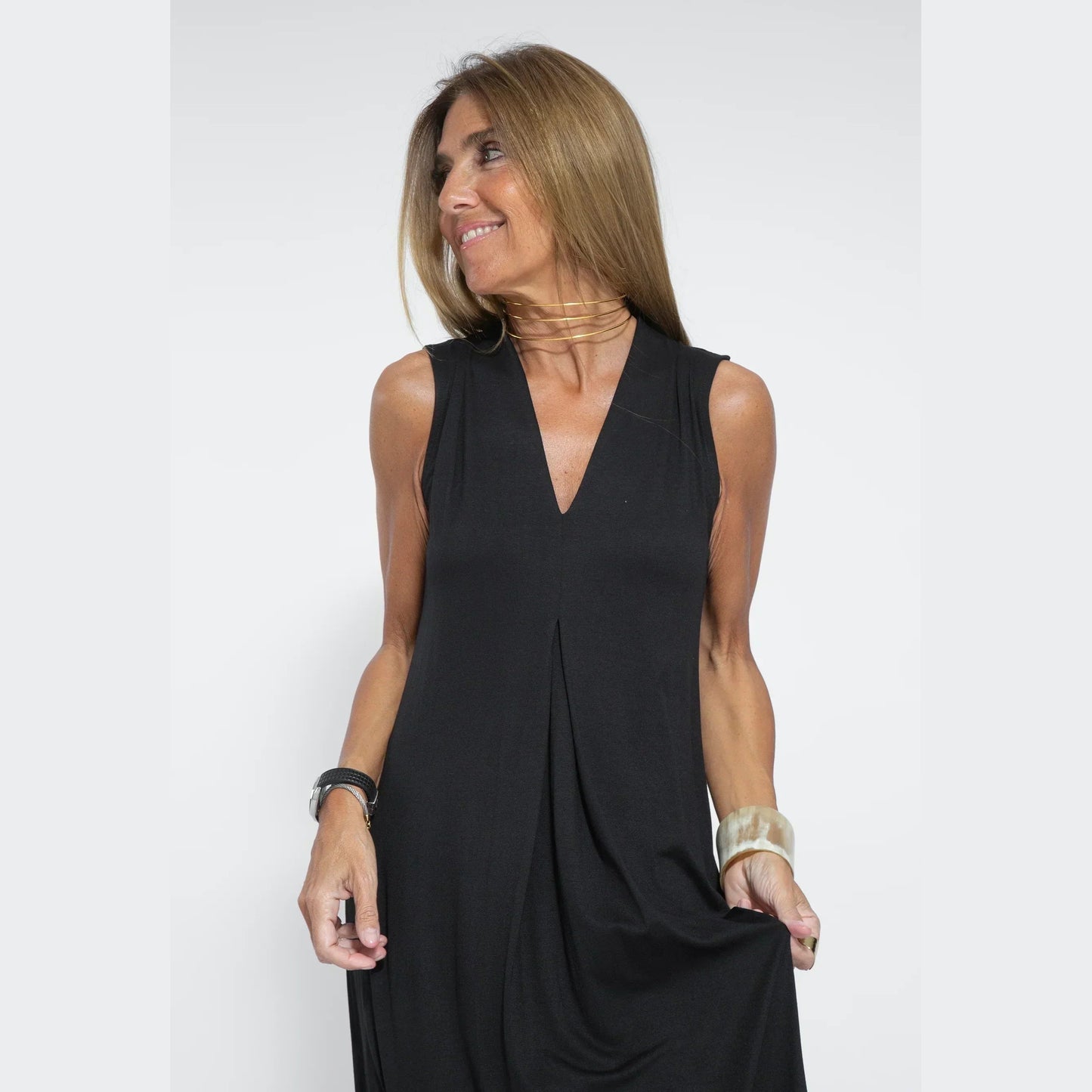 Eleanore | Robe amincissante avec cardigan pour femmes