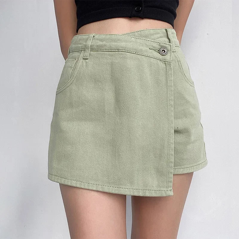 Leila | Jupe Mini Classique Taille Haute pour Femme