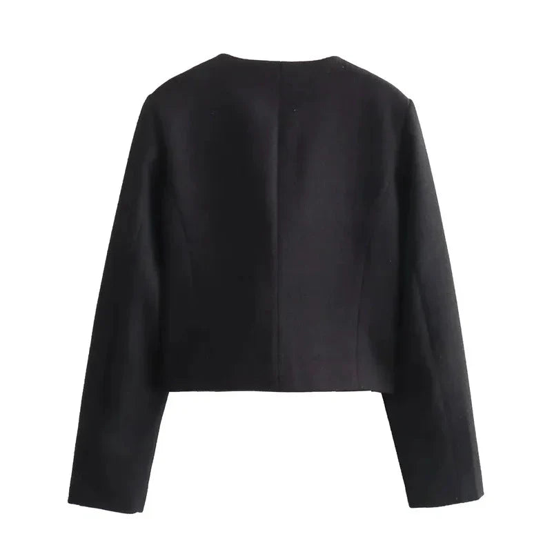 Blazer court en laine FEMININO Essentielle