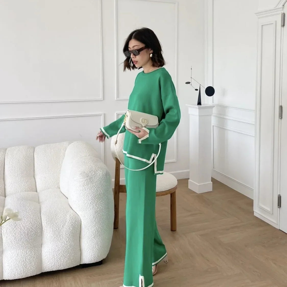 Haylie | Ensemble Lounge en Tricot Douillet avec Confort Moelleux pour Femmes