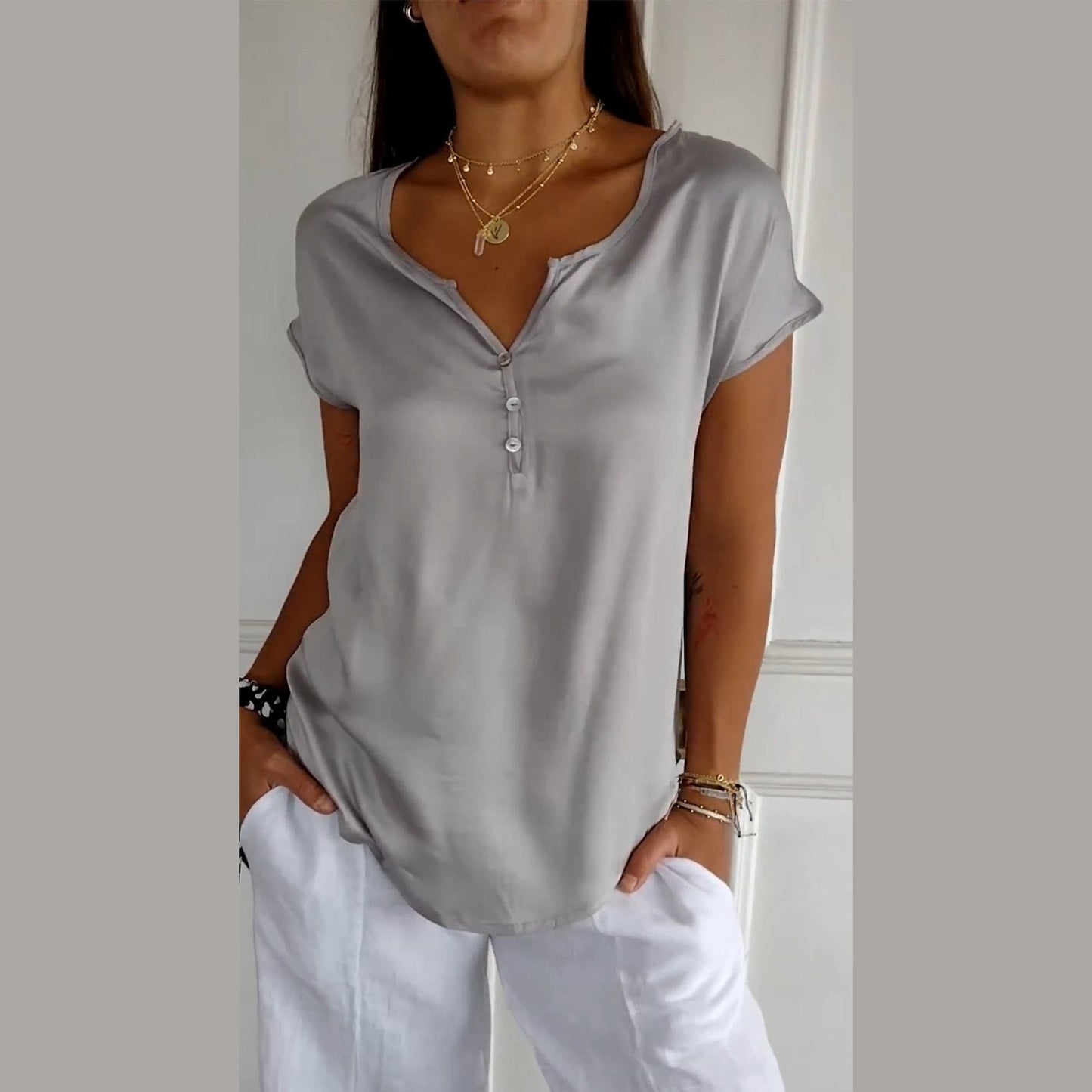 Noélie | Chemisier Confortable pour Femme