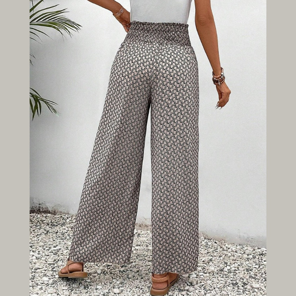 Louanne | Pantalon pour femmes à imprimé géométrique