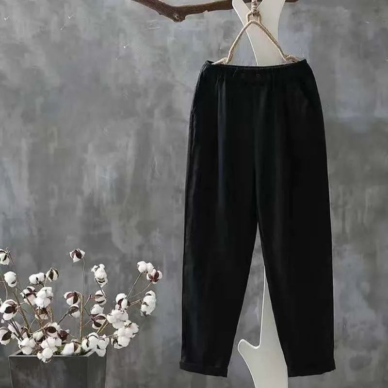 Betania | Pantalon Classique en Lin avec Confort Quotidien pour Femme