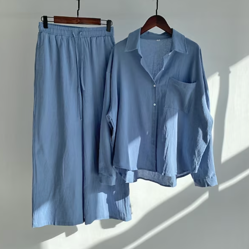 Vivianne | L'ensemble lin estival pour femmes