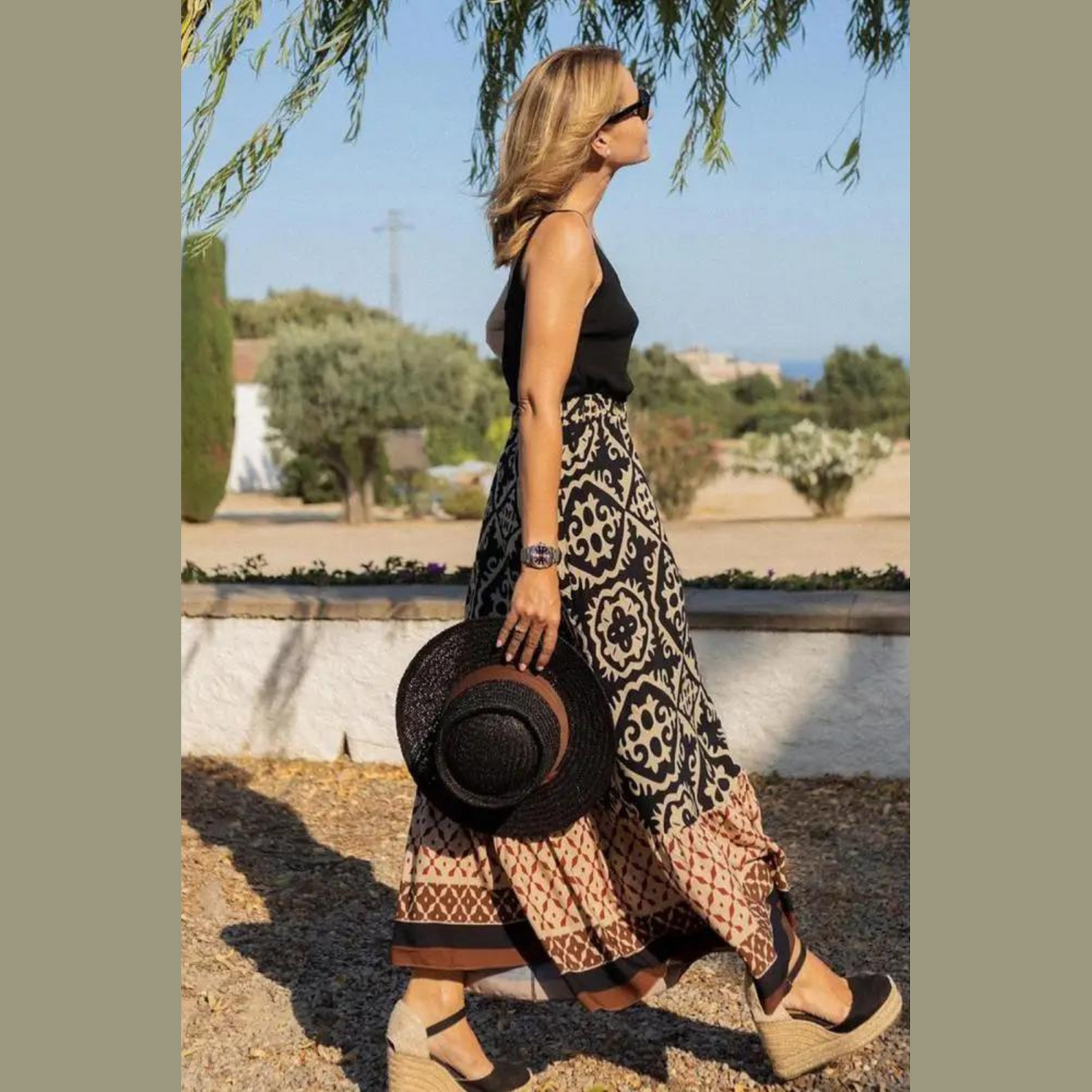 Paris | Jupe d'été détaillée pour femmes