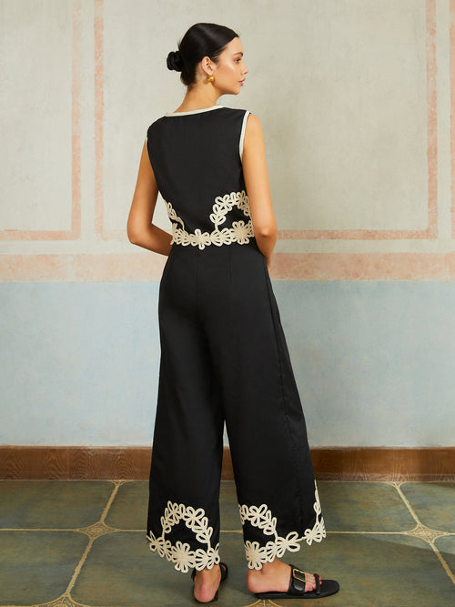 Davina | Ensemble Co-ord Élégant Brodé pour Femme